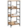 vidaXL Biblioth&egrave;que ch&ecirc;ne artisanal 50x33x117,5 cm bois d'ing&eacute;nierie