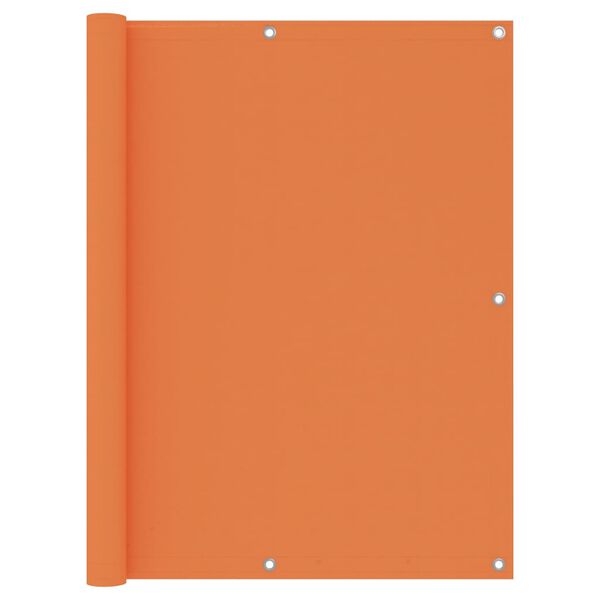 vidaXL Écran de balcon Orange 120x400 cm Tissu Oxford