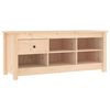 vidaXL Armoire &agrave; chaussures 110x38x45,5 cm Bois de pin massif