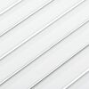 vidaXL Porte &agrave; persiennes Bois de pin massif Blanc 61,5x49,4 cm