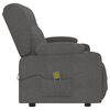 vidaXL Fauteuil de massage inclinable avec porte-gobelets 3 places
