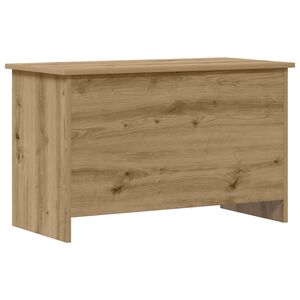 vidaXL Coffre de rangement Ch&ecirc;ne artisanal 80 x 40 x 50 cm