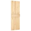 vidaXL Porte NARVIK Naturel 70 x 210 cm Bois de pin massif