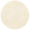 vidaXL Tapis Shaggy &agrave; poils longs NAVARRA cr&egrave;me 100x100 cm polyester