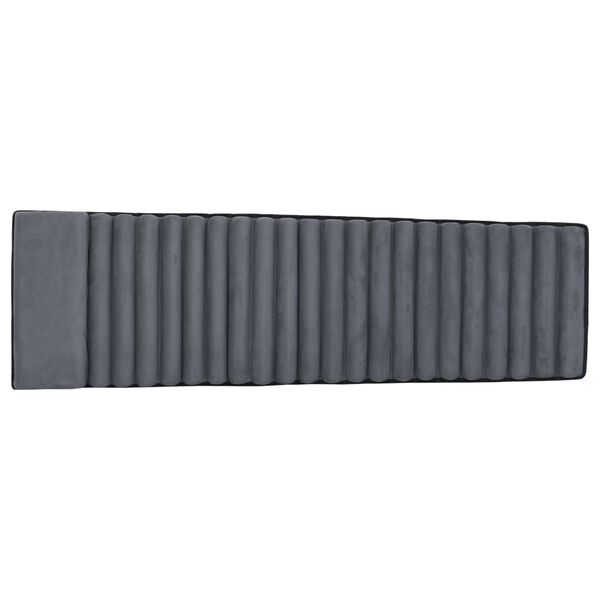 vidaXL Coussin de chaise longue Gris Daim