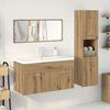 vidaXL Ensemble de meubles salle de bain 4 pcs bois d'ingénierie