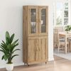 vidaXL Haut Armoire 2 pcs Ch&ecirc;ne artisanal Bois d'ing&eacute;nierie