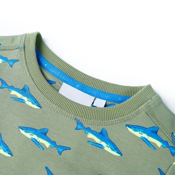 Sweatshirt pour enfants kaki clair 92