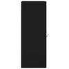vidaXL Armoire murale noir 34,5x34x90 cm
