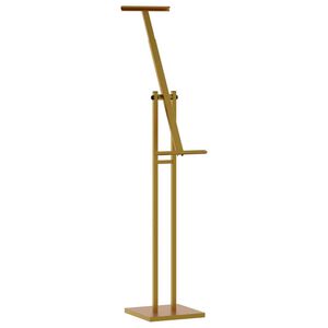 vidaXL Pr&eacute;sentoirs de salon 2 pcs Dor&eacute; 26,5 x 26,5 x 127 cm Acier