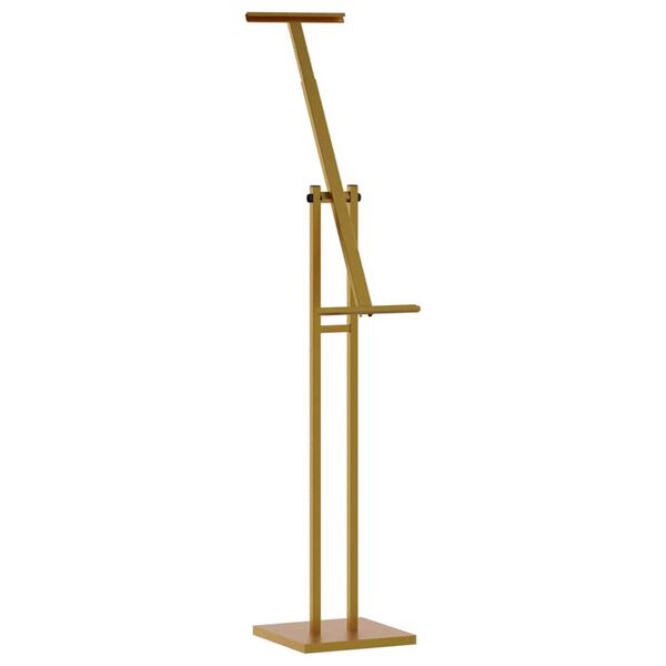 vidaXL Pr&eacute;sentoirs de salon Dor&eacute; 26,5 x 26,5 x 127 cm Acier