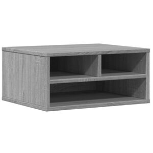 vidaXL Support d'imprimante sonoma gris 49x40x22,5cm bois d'ing&eacute;nierie