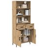 vidaXL Haut Armoire avec tiroir Ch&ecirc;ne artisanal 69,5 x 34 x 180 cm