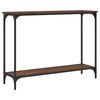 vidaXL Table console chêne marron 101x30,5x75 cm bois d'ingénierie