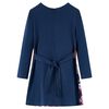 Robe pour enfants à manches longues bleu marine 116