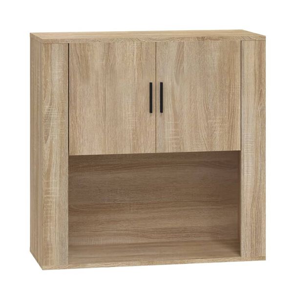 vidaXL Armoire murale Ch&ecirc;ne sonoma 80x33x80 cm Bois d'ing&eacute;nierie