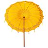 vidaXL Parasol balinais Jaune 215 x 215 x 260 cm