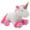 vidaXL licorne en peluche rose et blanc