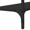vidaXL Table console Ch&ecirc;ne noir 75 x 30.5 x 75 cm Bois d'ing&eacute;nierie
