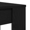 vidaXL Table &agrave; d&icirc;ner ch&ecirc;ne noir 120x60x76 cm bois d'ing&eacute;nierie