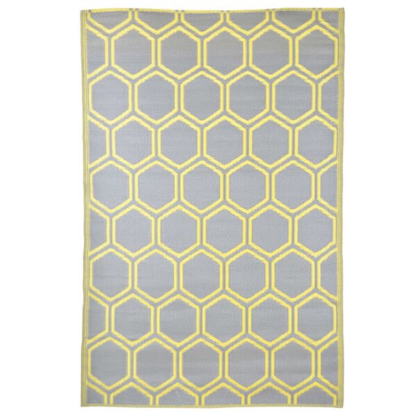 Esschert Design Tapis d'ext&eacute;rieur 182x122 cm Nid d'abeilles