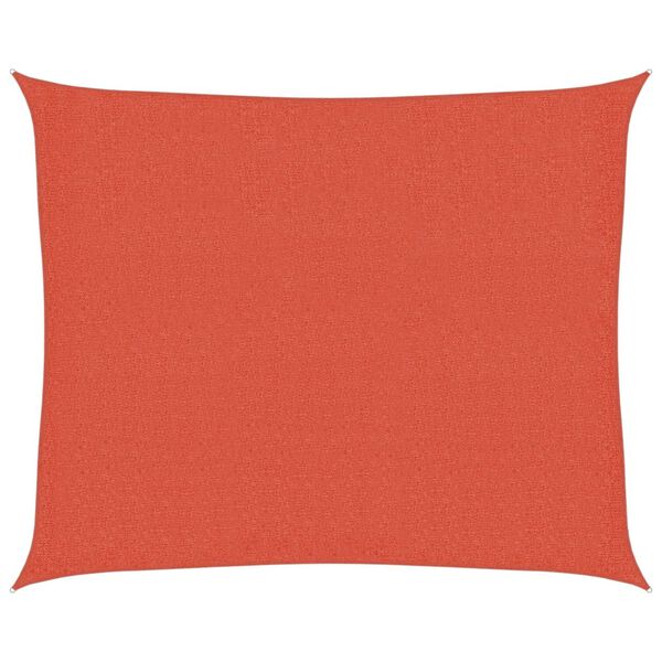 vidaXL Voile d'ombrage 160 g/m² Terre cuite 2,5x3 m PEHD