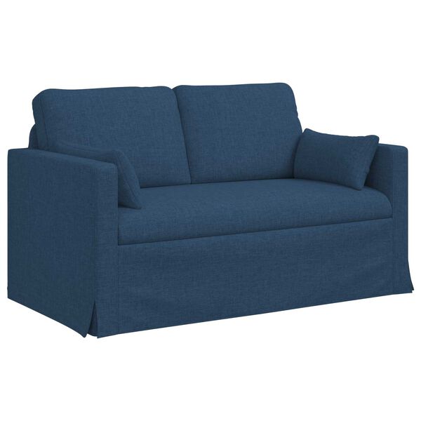 vidaXL Canap&eacute; Bleu Dimensions globales: 139 x 78 x 80 cm (l x P x H)
