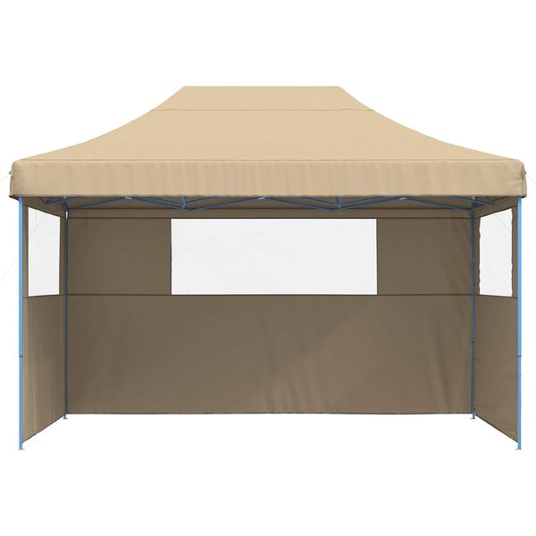 vidaXL Tente de f&ecirc;te Beige 279 x 410 x 315 cm Tissu Oxford