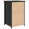 vidaXL Cabinet de chevet avec tiroir Ch&ecirc;ne noir 40 x 36 x 60 cm