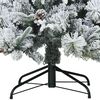 vidaXL Sapin de Noël Artificiel à Branches Articulées Blanc 240 cm