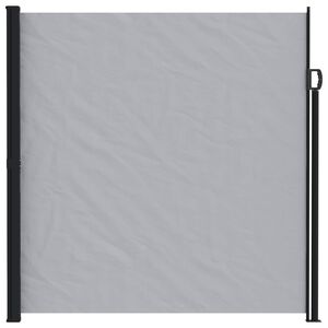 vidaXL Store lat&eacute;ral r&eacute;tractable Gris 600 x 180 cm Polyester