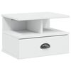 vidaXL Cabinet de chevet Hill Blanc 40 x 31 x 27 cm Pin massif