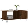 vidaXL Table basse ch&ecirc;ne marron 90x50x40 cm bois d'ing&eacute;nierie