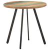 vidaXL Table de salle à manger 80 cm Bois de récupération massif