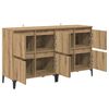 vidaXL Buffets 2 pcs Ch&ecirc;ne artisanal 60 x 35 x 70 cm Bois d'ing&eacute;nierie