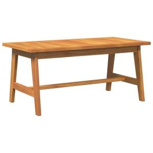 vidaXL Table basse Huile Naturelle Bois d'Acacia Massif