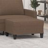 vidaXL Repose-pied Marron 70x55x41 cm Tissu