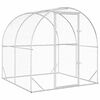 vidaXL Poulailler Argent&eacute; 200 x 200 x 200 cm Acier galvanis&eacute;