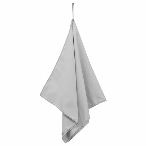 vidaXL Serviettes de sport 2 pcs Gris 100 x 50 cm