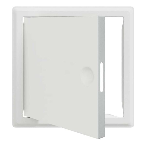 vidaXL Panneau d'Acc&egrave;s Blanc 63 x 33 x 3 cm Acier