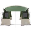 vidaXL Tente de hayon pour caravane avec toit Vert 352 x 250 x 240 cm