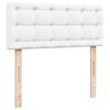 vidaXL Lit ottoman avec matelas & LED blanc pur 120x190cm similicuir