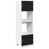 vidaXL Armoire suspendue Ch&ecirc;ne noir 60 x 57 x 207 cm Bois d'ing&eacute;nierie