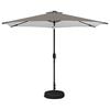 vidaXL Parasol de jardin avec lumi&egrave;res LED et base 300 x 300 cm