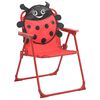vidaXL Jeu de bistro avec parasol pour enfants 3 pcs Rouge