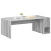 vidaXL Table basse Gris Sonoma 101,5 x 50 x 37 cm Bois d'ing&eacute;nierie