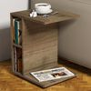 Homemania Table basse Ceylin 45x35x57,5 cm noyer