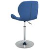 vidaXL Chaises pivotantes &agrave; manger lot de 2 Bleu Velours