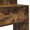 vidaXL Tables de maquillage pour chambre Ch&ecirc;ne fum&eacute; 80 x 39,6 x 135 cm