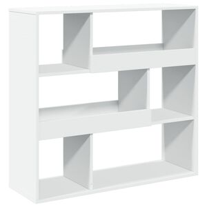 vidaXL Cloison de s&eacute;paration blanc 100x33x94,5 cm bois d'ing&eacute;nierie